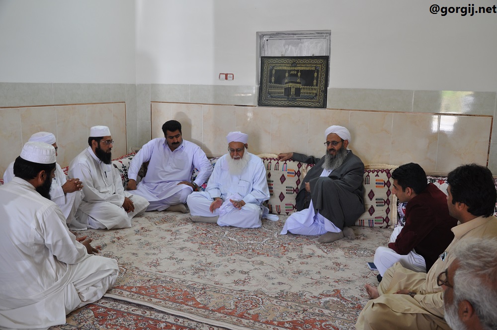 دلجویی مولانا گرگیج از خانواده مولانا عبدالغنی اسماعیل زهی (رحمه الله)